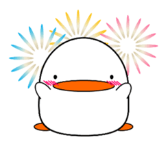 Cute bird sticker sticker #3820176