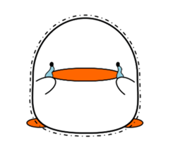 Cute bird sticker sticker #3820178