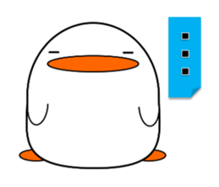 Cute bird sticker sticker #3820181