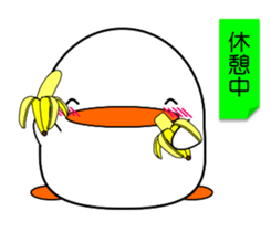 Cute bird sticker sticker #3820183