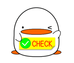 Cute bird sticker sticker #3820189