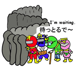 Japanese funny Ranger sticker #3820317