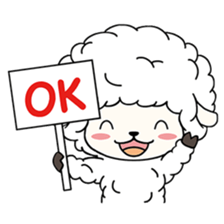 PUFFY-FLUFFY SHEEP sticker #3820735