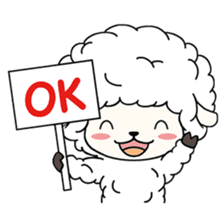 PUFFY-FLUFFY SHEEP sticker #3820735