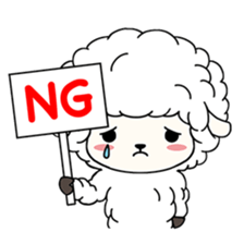 PUFFY-FLUFFY SHEEP sticker #3820736