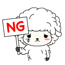 PUFFY-FLUFFY SHEEP sticker #3820736