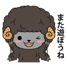 PUFFY-FLUFFY SHEEP sticker #3820740