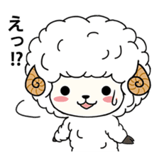 PUFFY-FLUFFY SHEEP sticker #3820742