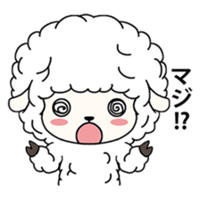 PUFFY-FLUFFY SHEEP sticker #3820745