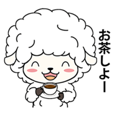 PUFFY-FLUFFY SHEEP sticker #3820759