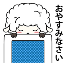 PUFFY-FLUFFY SHEEP sticker #3820761