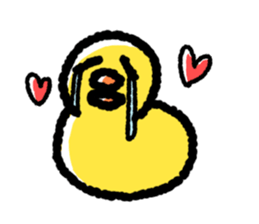 The Duck Of Thick Line sticker #3820898