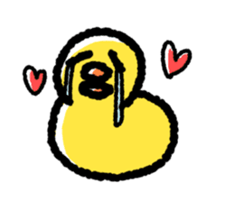 The Duck Of Thick Line sticker #3820898
