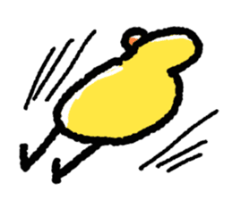 The Duck Of Thick Line sticker #3820900