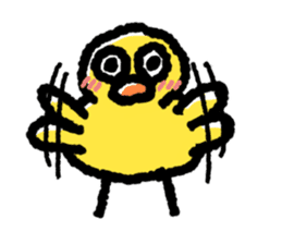 The Duck Of Thick Line sticker #3820913