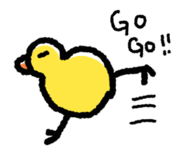 The Duck Of Thick Line sticker #3820923