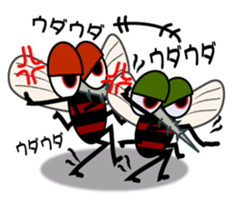 gloomy mosquito sticker #3821249