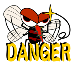 gloomy mosquito sticker #3821266