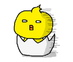 A sincere chick. sticker #3821327