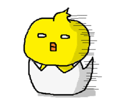 A sincere chick. sticker #3821327