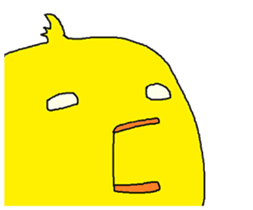 A sincere chick. sticker #3821328