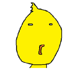 A sincere chick. sticker #3821329