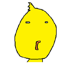 A sincere chick. sticker #3821329