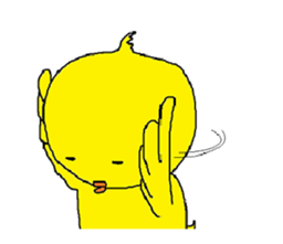 A sincere chick. sticker #3821331