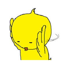 A sincere chick. sticker #3821331