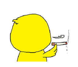 A sincere chick. sticker #3821335