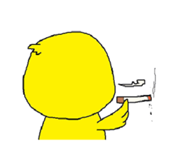 A sincere chick. sticker #3821335