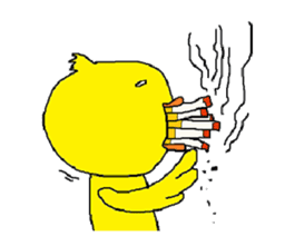 A sincere chick. sticker #3821337