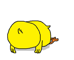 A sincere chick. sticker #3821338