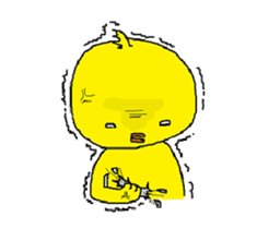 A sincere chick. sticker #3821340