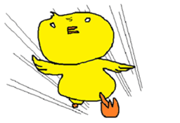 A sincere chick. sticker #3821346