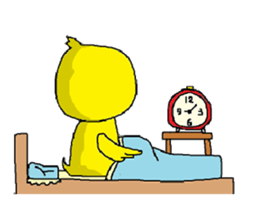 A sincere chick. sticker #3821347