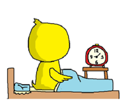 A sincere chick. sticker #3821347