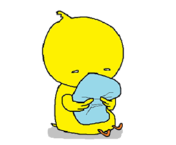 A sincere chick. sticker #3821349