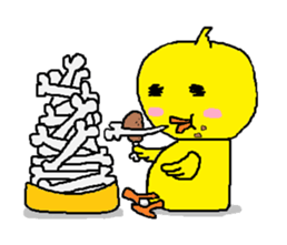 A sincere chick. sticker #3821356