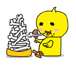 A sincere chick. sticker #3821356