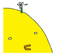 A sincere chick. sticker #3821363