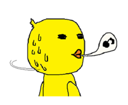 A sincere chick. sticker #3821364