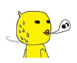 A sincere chick. sticker #3821364