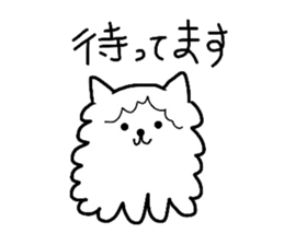 cotton cat sticker #3821470