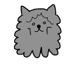 cotton cat sticker #3821486