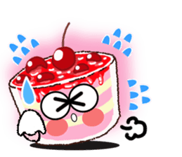 Smile Cupcake by Viccvoon sticker #3821607
