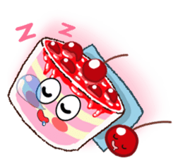 Smile Cupcake by Viccvoon sticker #3821615