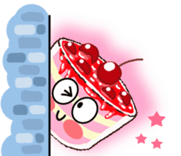 Smile Cupcake by Viccvoon sticker #3821623