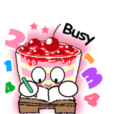 Smile Cupcake by Viccvoon sticker #3821630