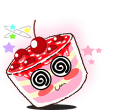 Smile Cupcake by Viccvoon sticker #3821644